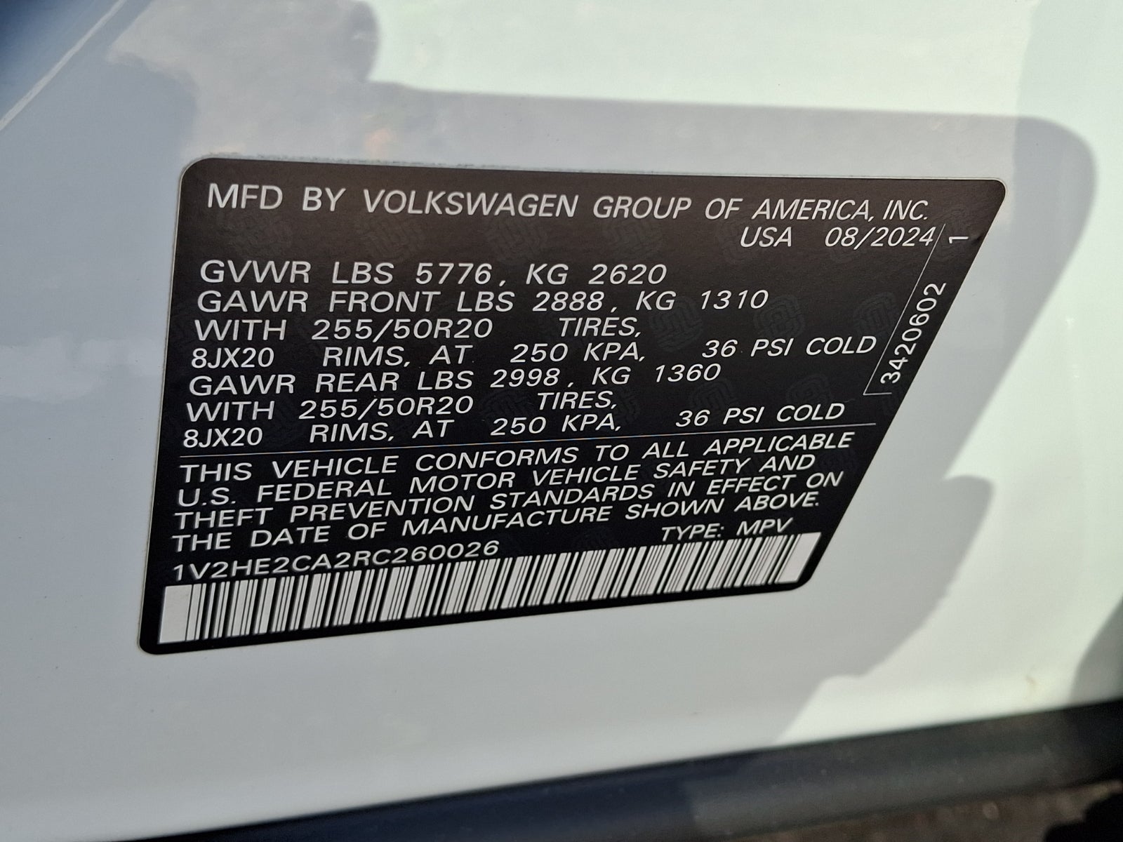 2024 Volkswagen Atlas Cross Sport 2.0T SE w/Technology