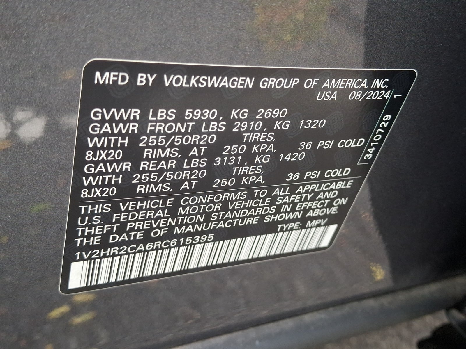2024 Volkswagen Atlas 2.0T SE w/Technology