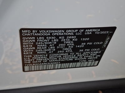 2024 Volkswagen Atlas 2.0T SE