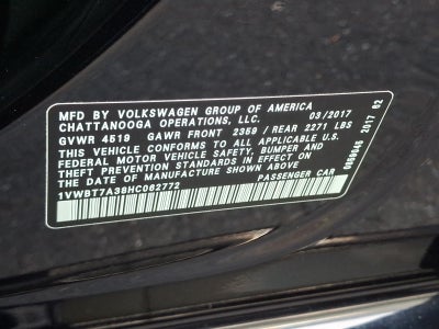2017 Volkswagen Passat 1.8T SE