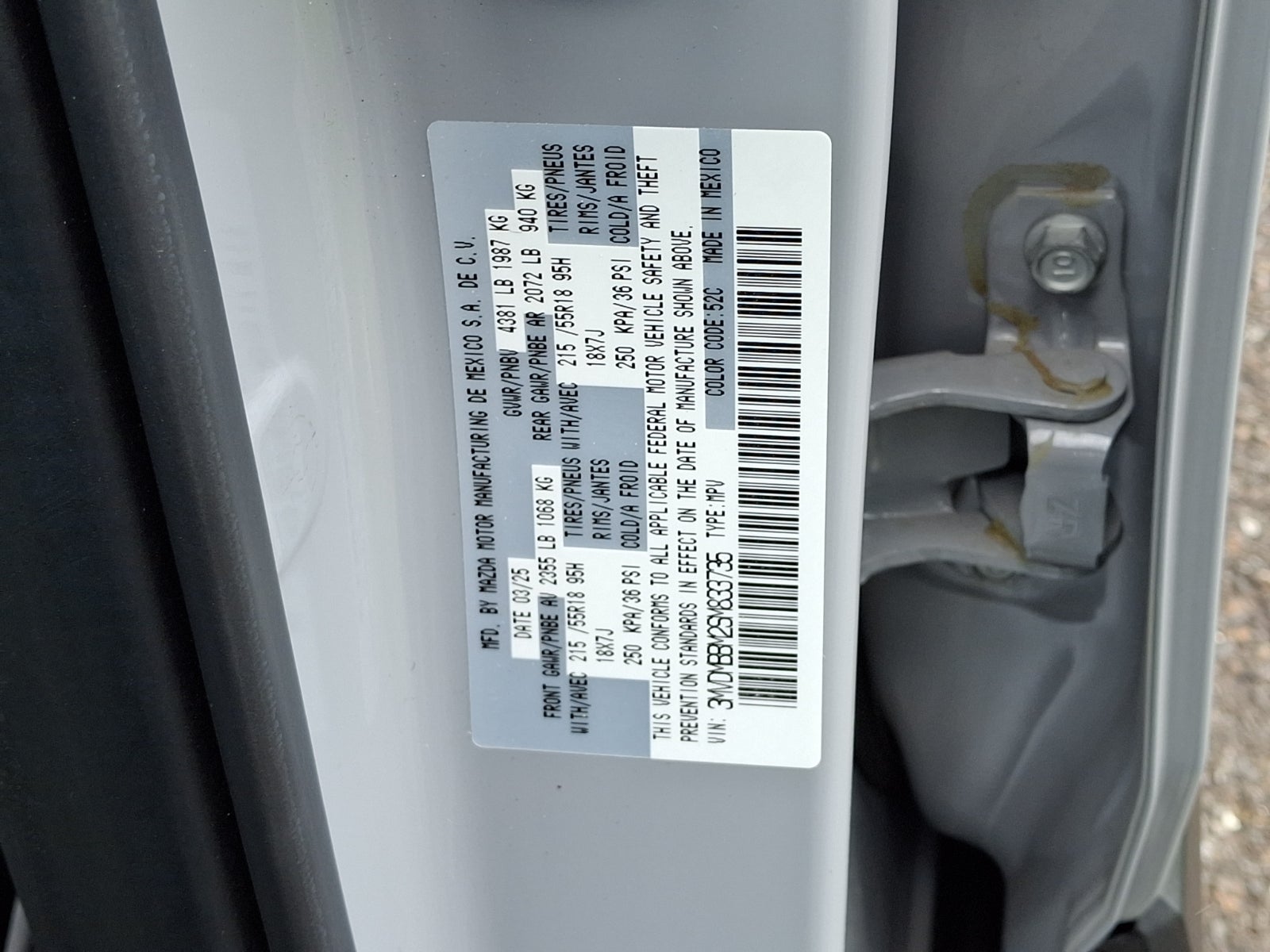 2025 Mazda Mazda CX-30 2.5 S Select Sport
