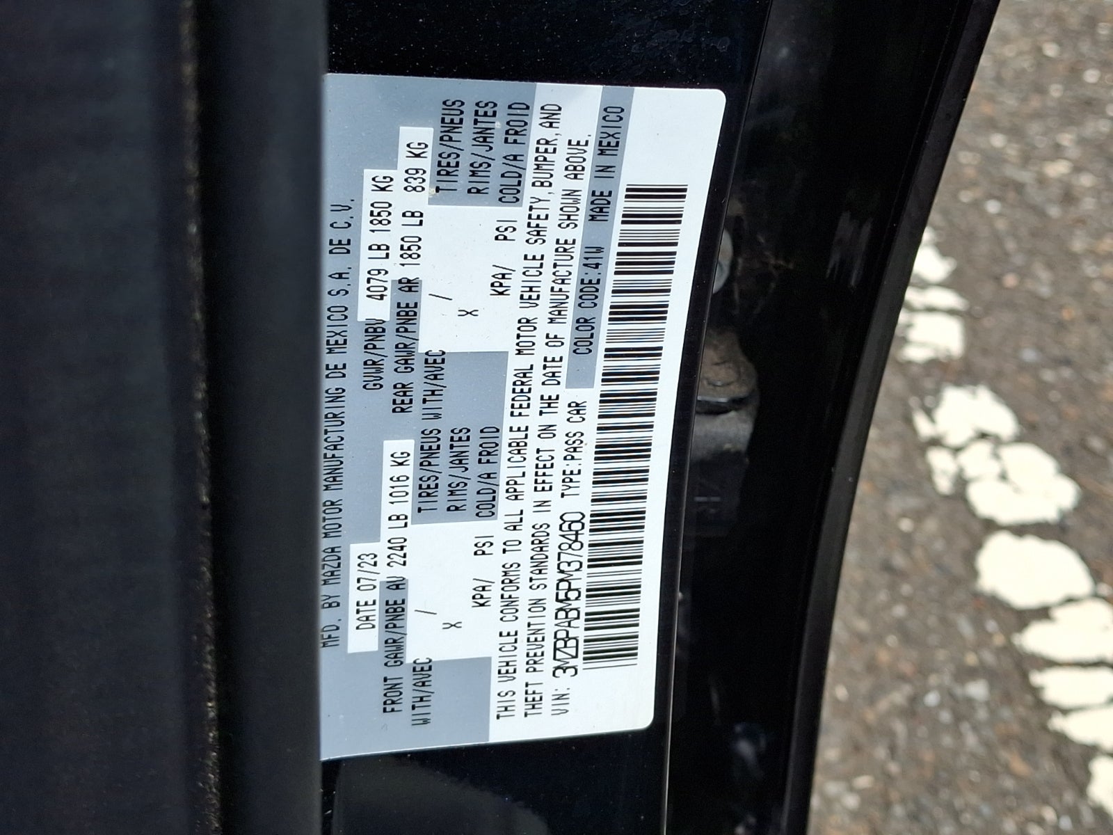 2023 Mazda Mazda3 Sedan 2.5 S Select