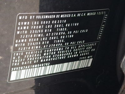 2022 Volkswagen Tiguan 2.0T SE