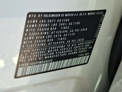 2023 Volkswagen Tiguan 2.0T SEL R-Line