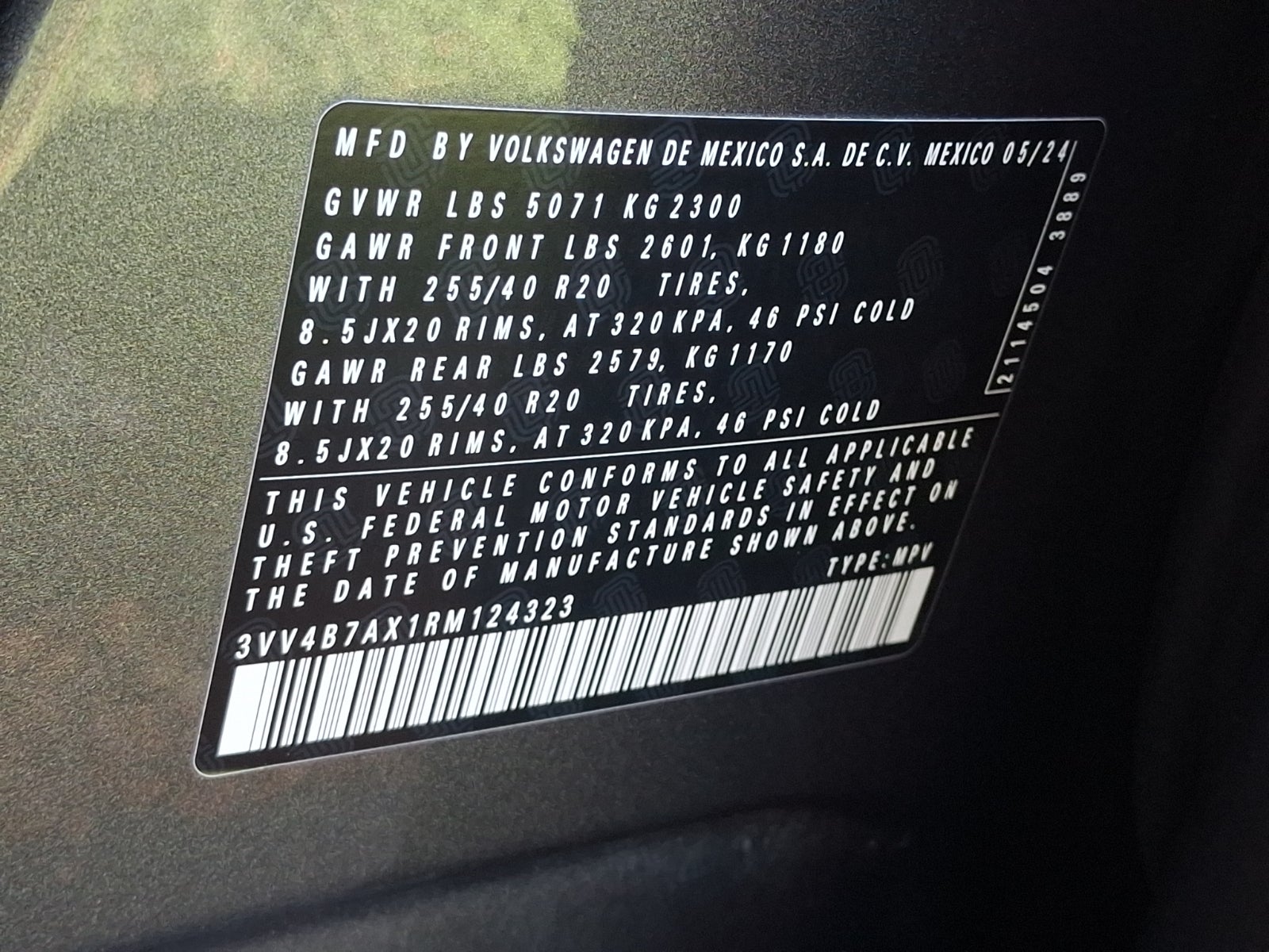 2024 Volkswagen Tiguan 2.0T SEL R-Line