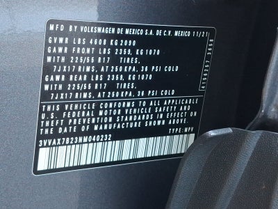 2022 Volkswagen Taos 1.5T S