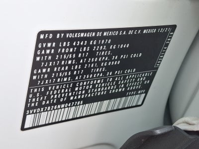 2022 Volkswagen Taos 1.5T S