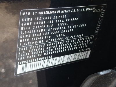 2024 Volkswagen Taos 1.5T SE