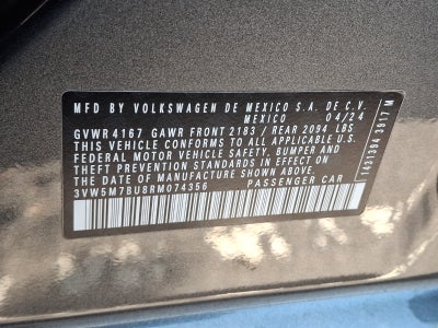 2024 Volkswagen Jetta 1.5T S
