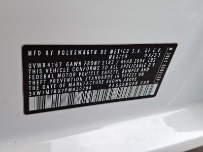 2023 Volkswagen Jetta 1.5T SE