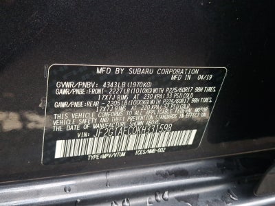 2019 Subaru Crosstrek 2.0i Premium