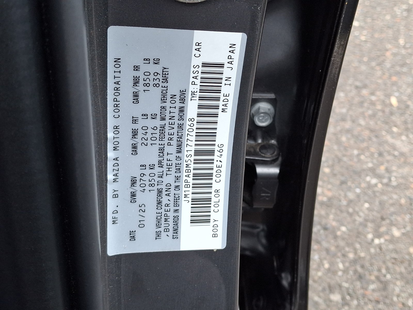 2025 Mazda Mazda3 Sedan 2.5 S Select Sport