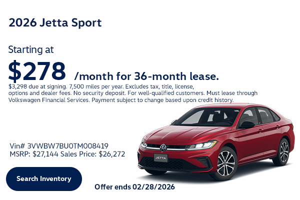 2026 Jetta Sport