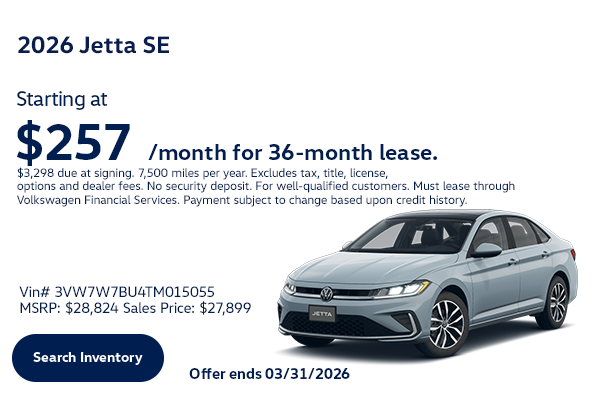 2026 Jetta SE