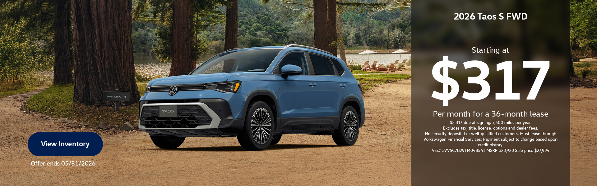 2026 Taos S FWD